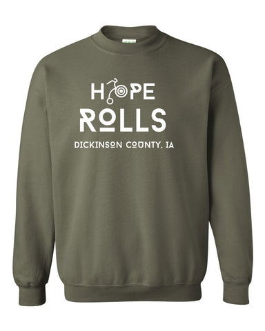 Hope Rolls - Crewneck - Military Green