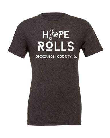 Hope Rolls - Short Sleeve - Dark Grey Heather