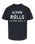 Hope Rolls - YOUTH Short Sleeve - Black